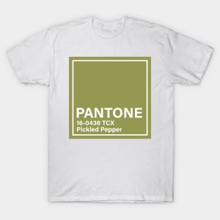 pantone 16-0436 TCX Pickled Pepper T-Shirt